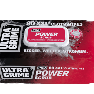 ultragrime power scrub xxl cleaning wipes 80 pack