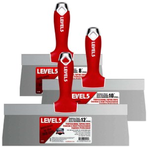 level 5 ss taping knife soft grip handle
